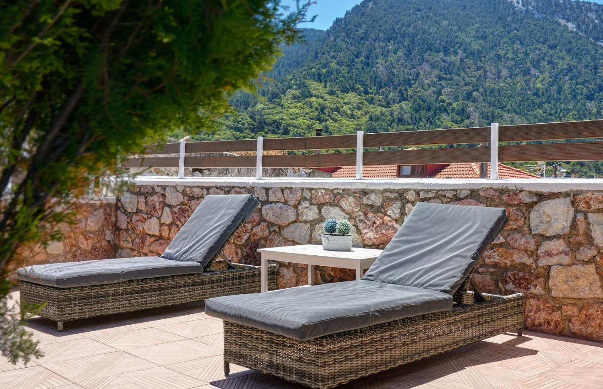 Fontana Luxury Villa Salakos With Pool Near Beach エクステリア 写真