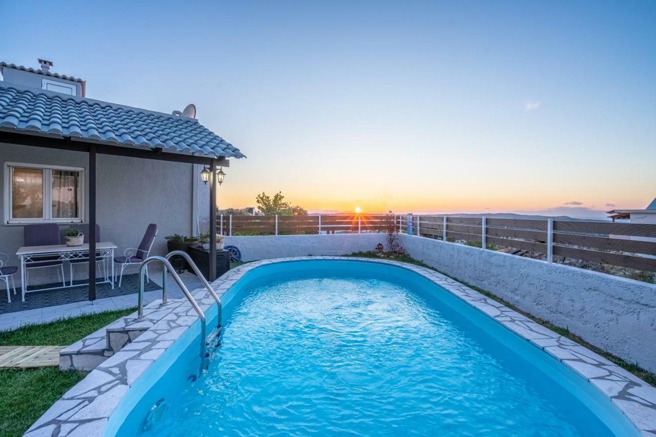 Fontana Luxury Villa Salakos With Pool Near Beach エクステリア 写真